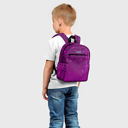 Детский рюкзак Абстрактный фон фуксия, цвет: 3D-принт — фото 2