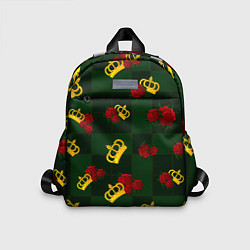 Детский рюкзак Короны и розы, цвет: 3D-принт