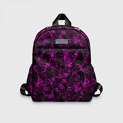 Детский рюкзак Абстрактный узор цвета фуксия, цвет: 3D-принт