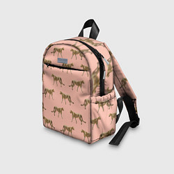 Детский рюкзак Гепарды на розовом, цвет: 3D-принт — фото 2