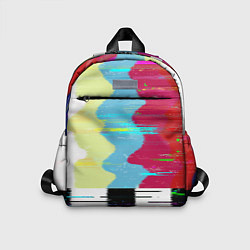 Детский рюкзак TV glitch, цвет: 3D-принт