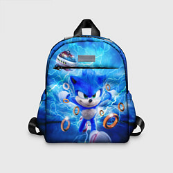 Детский рюкзак SONIC СИНИЙ ЁЖ Z, цвет: 3D-принт