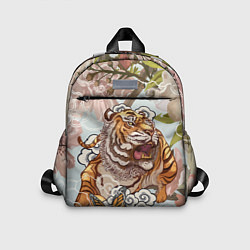 Детский рюкзак Тигр в облаках, цвет: 3D-принт