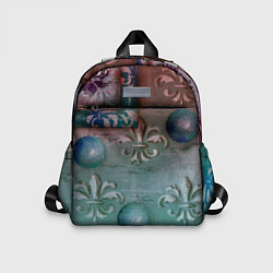 Детский рюкзак Объемная абстракция - Флер-де-лис, цвет: 3D-принт