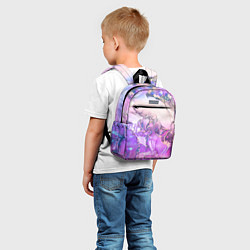 Детский рюкзак Абстракция с Золотом, цвет: 3D-принт — фото 2