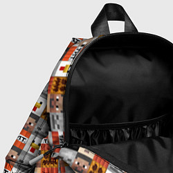 Детский рюкзак MINECRAFT КУБИКИ ПЕРСОНАЖИ, цвет: 3D-принт — фото 2