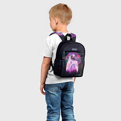 Детский рюкзак Vaporwave Astral Astronaut Collage, цвет: 3D-принт — фото 2