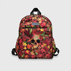Детский рюкзак Осенний череп, цвет: 3D-принт
