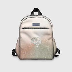 Детский рюкзак Мозг на фоне АПВ 7 1 22, цвет: 3D-принт