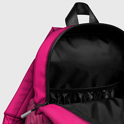 Детский рюкзак ИГРА В КАЛЬМАРА МАСКА ТРЕУГОЛЬНИК С ТЕНЬЮ, цвет: 3D-принт — фото 2