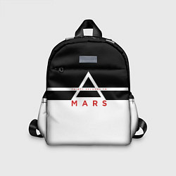 Детский рюкзак Thirty Seconds to Mars черно-белая, цвет: 3D-принт