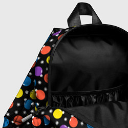 Детский рюкзак Новогодние Лампочки, цвет: 3D-принт — фото 2