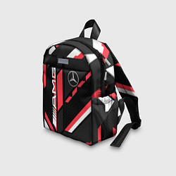 Детский рюкзак MERCEDES-BENZ AMG GEOMETRY STRIPES RED, цвет: 3D-принт — фото 2