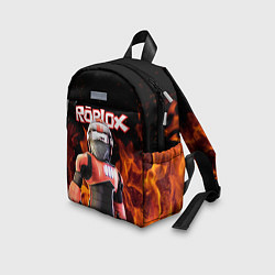 Детский рюкзак ROBLOX FIRE РОБЛОКС ОГОНЬ ПОЖАРНЫЙ, цвет: 3D-принт — фото 2