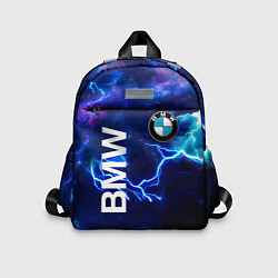 Детский рюкзак BMW Синяя молния, цвет: 3D-принт