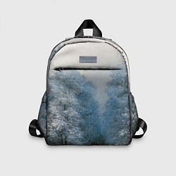Детский рюкзак Зимний пейзаж картина маслом, цвет: 3D-принт