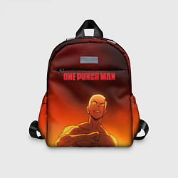 Детский рюкзак Сайтама в огне One Punch-Man, цвет: 3D-принт