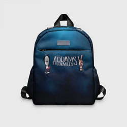 Детский рюкзак Семейка Аддамс Горящий Тур Уэнздэй Аддамс, цвет: 3D-принт