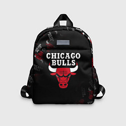 Детский рюкзак ЧИКАГО БУЛЛС БЫКИ CHICAGO BULLS, цвет: 3D-принт