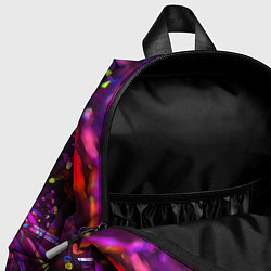 Детский рюкзак Фиолетовый бриллиант, цвет: 3D-принт — фото 2
