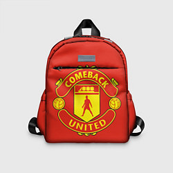 Детский рюкзак Камбек Юнайтед это Манчестер юнайтед, цвет: 3D-принт