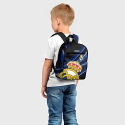 Детский рюкзак РЕАЛ МАДРИД ГЕОМЕТРИЯ СПОРТ, цвет: 3D-принт — фото 2