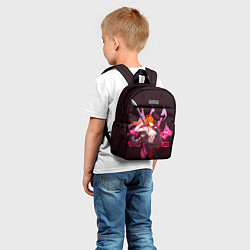 Детский рюкзак Вооруженная Аска Ленгли с мечом, цвет: 3D-принт — фото 2
