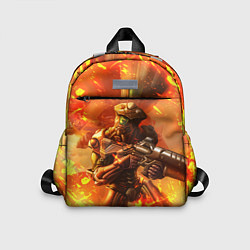 Детский рюкзак Doom ART спина, цвет: 3D-принт