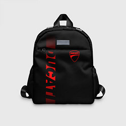 Детский рюкзак DUCATI BLACK RED LINE, цвет: 3D-принт