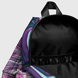 Детский рюкзак Психоделика Мандала Волны, цвет: 3D-принт — фото 2