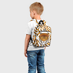 Детский рюкзак Тигр в кепке, цвет: 3D-принт — фото 2
