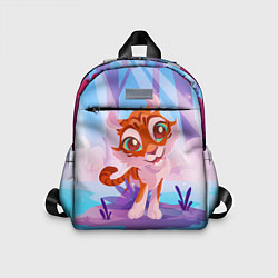 Детский рюкзак Тигрица на кувшинке, цвет: 3D-принт