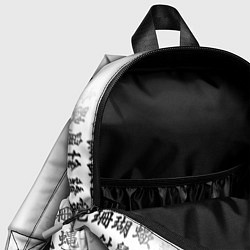 Детский рюкзак WALHALLA TEAM НА СПИНЕ БЕЛЫЕ ИЕРОГЛИФЫ, цвет: 3D-принт — фото 2