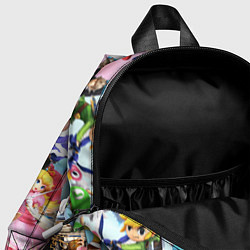 Детский рюкзак SUPER SMASH BROS ГЕРОИ ИГРЫ, цвет: 3D-принт — фото 2