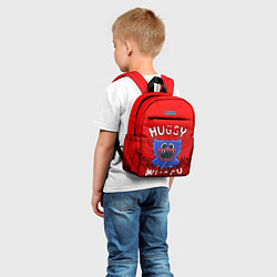 Детский рюкзак POPPY PLAYTIME ПОППИ ПЛЕЙТАЙМ ХАГГИ ВАГГИ RED STYL, цвет: 3D-принт — фото 2