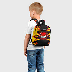 Детский рюкзак Geometry Dash Smiley demon, цвет: 3D-принт — фото 2