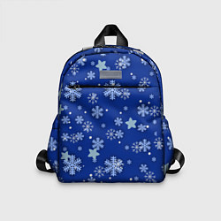 Детский рюкзак Снежинки, цвет: 3D-принт