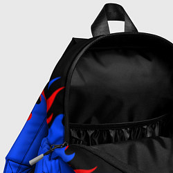 Детский рюкзак ХАГИ ВАГИ СИНЕЕ ПЛАМЯ ЛОГО, цвет: 3D-принт — фото 2