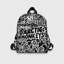 Детский рюкзак Arctic monkeys Pattern, цвет: 3D-принт