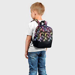 Детский рюкзак Праздничные Огни, цвет: 3D-принт — фото 2