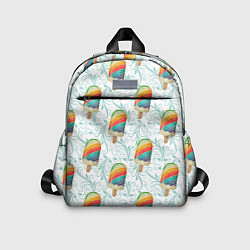 Детский рюкзак Разноцветное мороженое паттерном