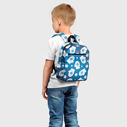 Детский рюкзак Новогодние варежки паттерн, цвет: 3D-принт — фото 2