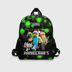 Детский рюкзак НОВОГОДНИЙ MINECRAFT ГЕРОИ ИГРЫ