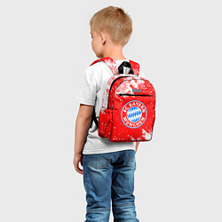 Детский рюкзак НОВОГОДНИЙ BAYERN MUNCHEN СВИТЕР НОВОГОДНИЙ, цвет: 3D-принт — фото 2