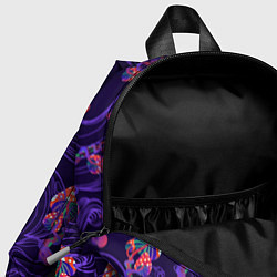 Детский рюкзак Грибы психоделика, цвет: 3D-принт — фото 2