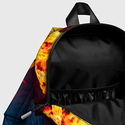 Детский рюкзак Unreal Огонь, цвет: 3D-принт — фото 2