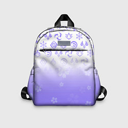 Детский рюкзак GENSHIN IMPACT SYMBOL PATTERN SAKURA САКУРА, цвет: 3D-принт