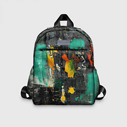 Детский рюкзак Пятна краски, цвет: 3D-принт