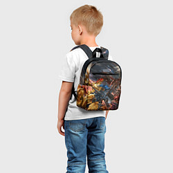Детский рюкзак Пекло битвы, цвет: 3D-принт — фото 2