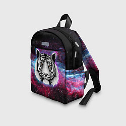Детский рюкзак ТИГР В НЕОНОВОМ КОСМОСЕ NEON TIGER GALAXY, цвет: 3D-принт — фото 2